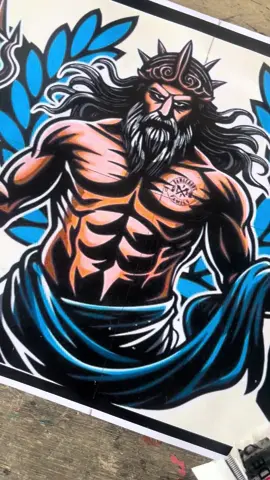 Tifo Poseidon 🎨🖌️ #pudfxputd #pattayatillidie #pattayaunited #pudf #พัทยายูไนเต็ด 