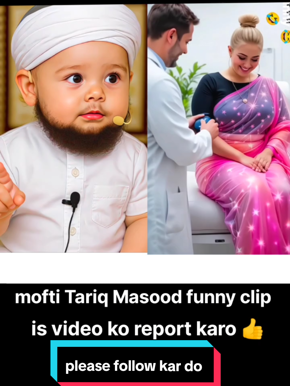 Wife KA  BP high  ho gaya ha 👰🤣#foruyou #baby #moftitariqmusood #tranding #100kfollowers 