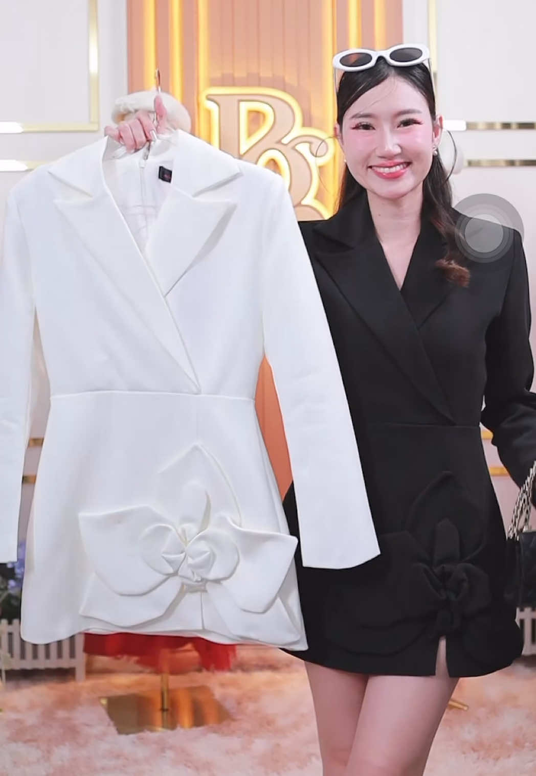ชุดทำงานเรียบหรูดูแพง 🤩👗 #ชุดทำงาน #เสื้อผ้าผู้หญิง #เสื้อผ้าแฟชั่น #bonigabrand #เดรสทรงสูท 