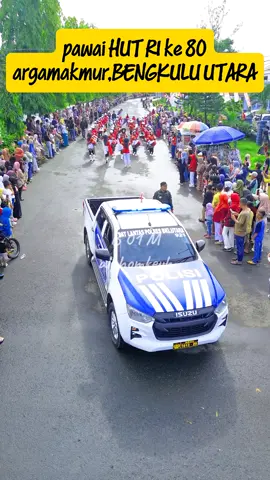 pawai kemerdekaan RI yang ke -80,di argamakmur B/U #bengkuluutara #explore #djimini3 #videodrone #bengkulutiktok 