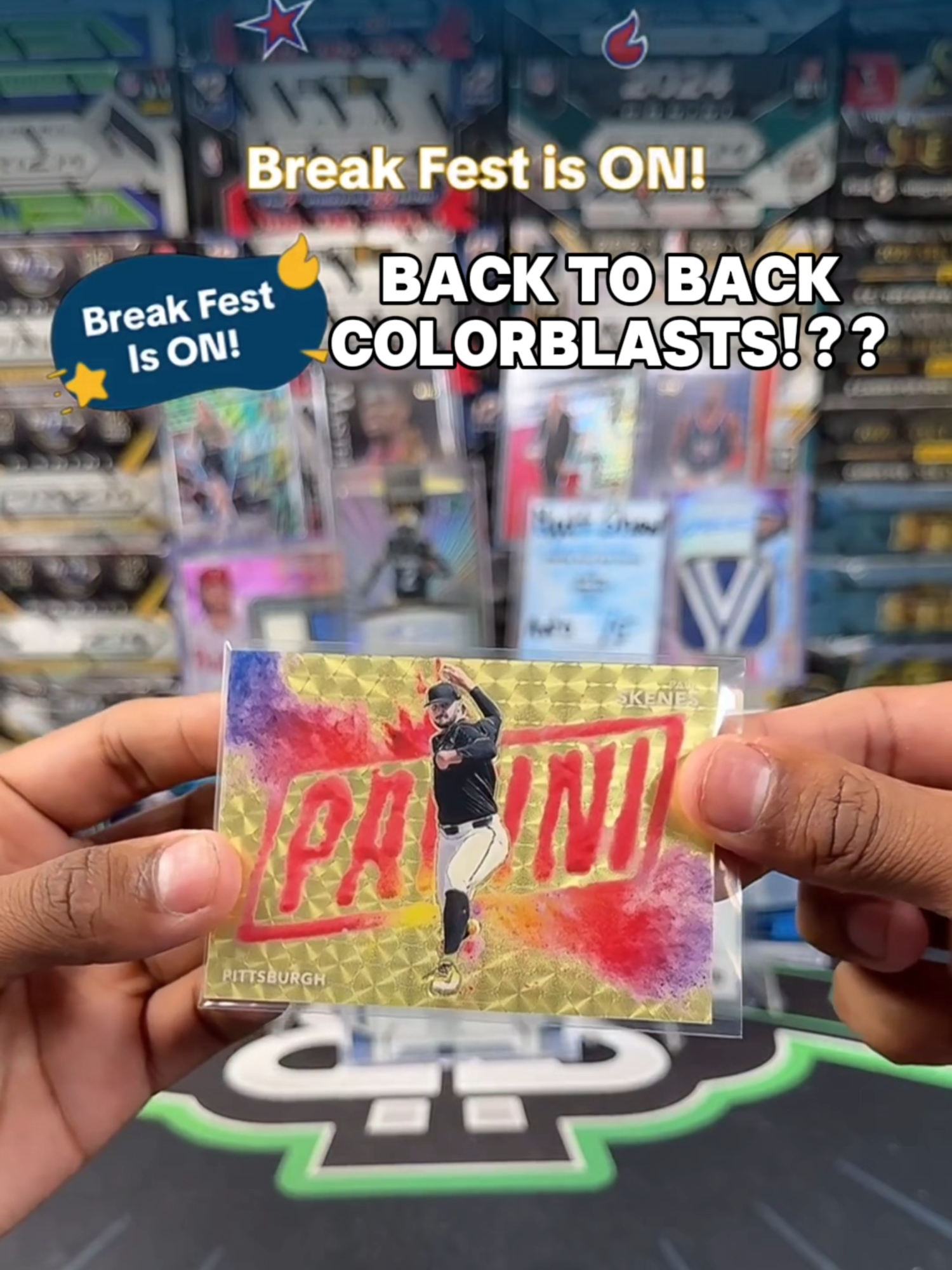 we got jake's bang bang and we got miles boom boom #fyp #sportscards #cardbreaks