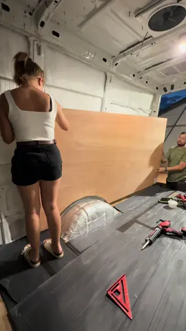 Over a few days we panelled the walls. We need to do some painting but this is coming after the kitchen been started because we have plenty to paint.  Between this we had a few day trips out to Southport, Lytham and knot end to test the van how we feel in the new seats and if we think we might need to make any changes 🚐  #vanbuildseries #fyp #campervan #vanlifetravel #foryoupage❤️❤️ 