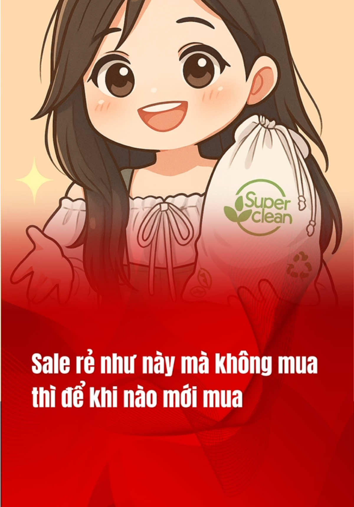 Sale rẻ như này mà không mua thì để khi nào mới mua #mps #xuhuong #viensachboncau #superclean #chaisachboncau #tuhaohangviet #hangvietvuonminh #80namdoclap 