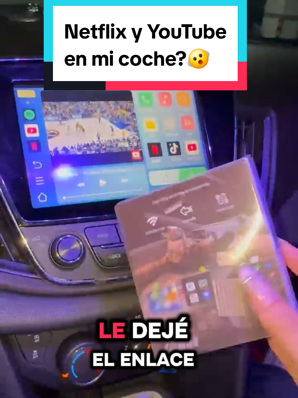Planazo de cita😏🙂‍↕️ #Netflix #YouTube #aibox #carplay #androidauto 
