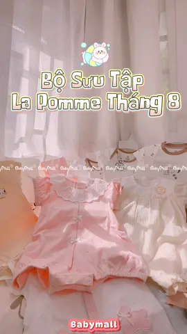 Chill nhẹ Bộ sưu tập La Pomme tháng 8 nhen mấy pà 🥰 #lapomme #quanaochobe  #bodychobe #bococchobe #bodaitaychobe 