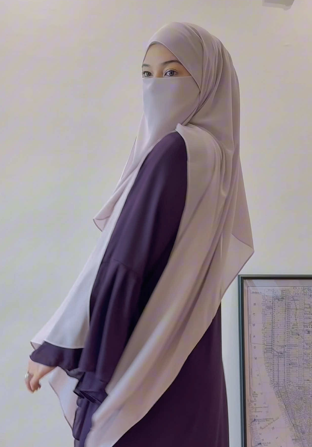 Yang i pakai ni warna Brownie Purple oky😍🥰 #shawlpurdah #shawl #shawltutorial #purdah 