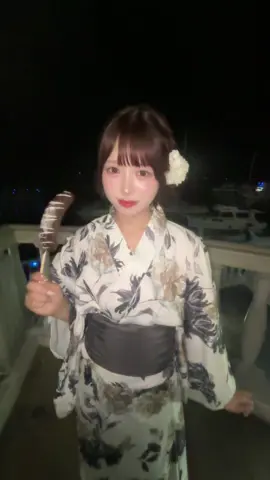 熱海の花火大会来た！私もだけどGRLの浴衣着てる人多かった🎆