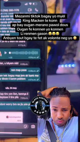 Mezanmi tiktok bagay yo myèl  King Macken te konn  ap bay ougan-merano pawol dous Ougan fe konnen yo konnen  Li renmen gason 😂😂😂 Anbyen tout bgay te fet ak volonte neg yo 😳#blackpantherpromo #ouganmerano #kingmacken #millionviews #haitientiktok @merano-de-BTK-🦅🇺🇸💵💳🎁 @Unclekendjistar @🦂Mendel Tou Lumen 
