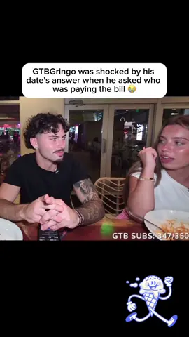 GTBGringo was shocked by his date’s answer when he asked who was paying the bill 😭 #gtbgringo #braeden #lanahcherry #twitch #dreamstreamtv 