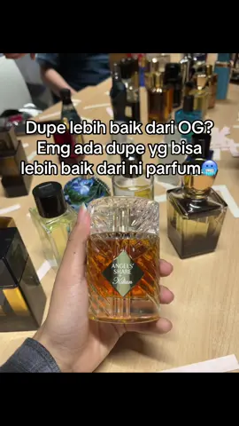 Coba sebutin dupe yang paling mirip menurut kalian sama angels shere😈 #parfum #parfumviral #parfumtiktok #fragrance #fyp 