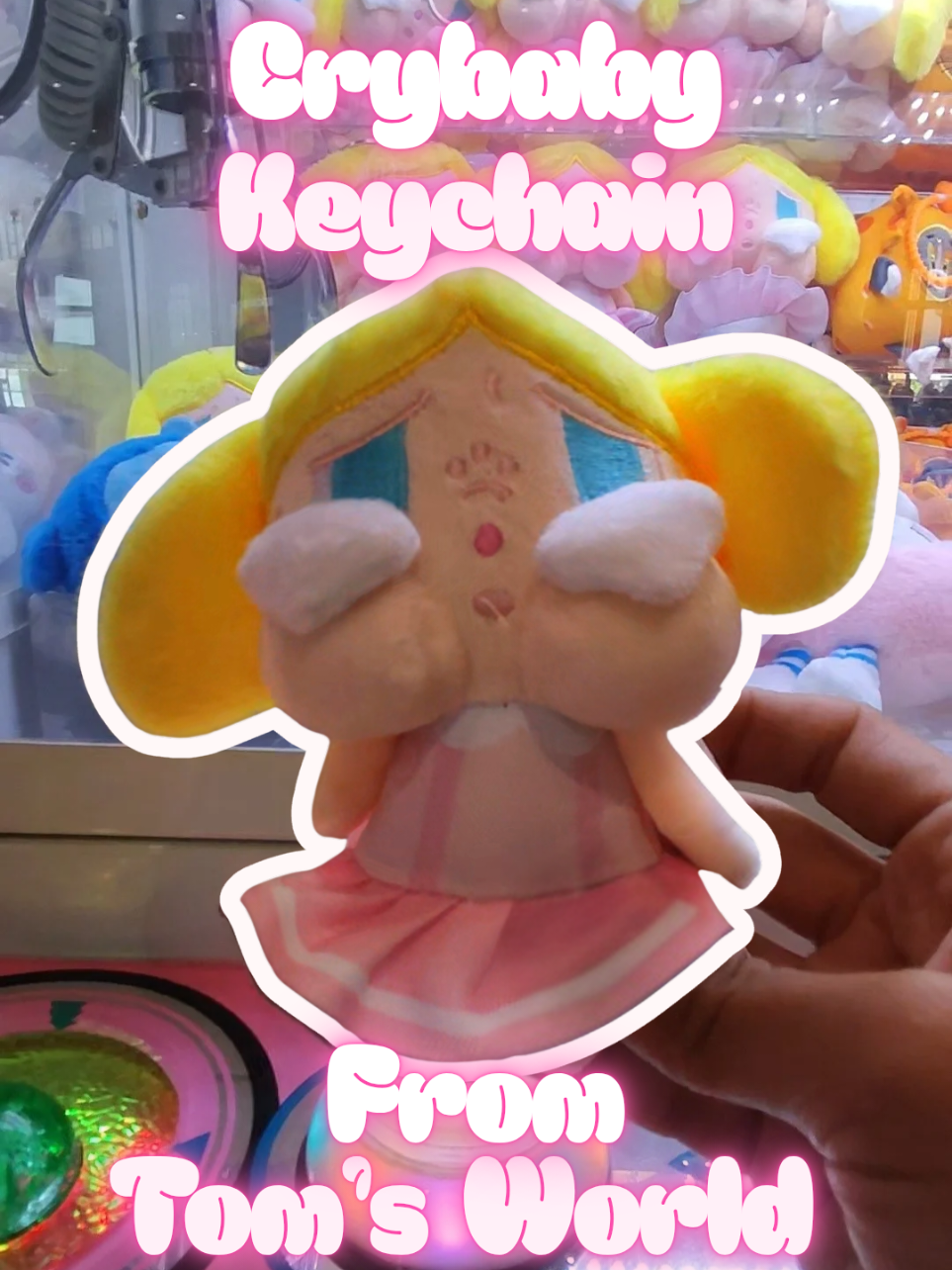 Beating Tom's World claw machine using tornado technique #clawmachine #tomsworld #clawmachinehack #crybaby 