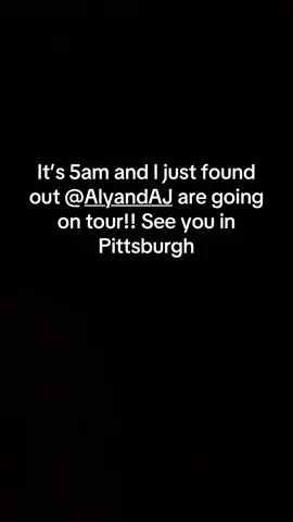 Can we just save some money and have @Jonas Brothers @Miley Cyrus @Aly and AJ concerts together #pittsburgh #concert #tour #millennial #music 