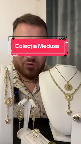 Vă prezentăm noua colecție de bijuterii Medusa! Noi creăm, voi străluciți!💎 💛Placate cu Aur 18K #bijuterii #bijuteriiromania  #colier #placatcuaur #medusa