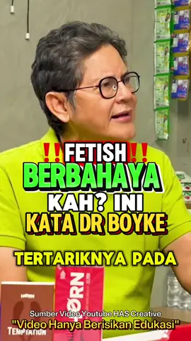 Selama tidak mengganggu pasangan atau orang lain dan tidak membahayakan, sah sah saja punya fetish 😊 #tipsdrboyke #drboyke #wishboyke #edukasi #tipspasutri