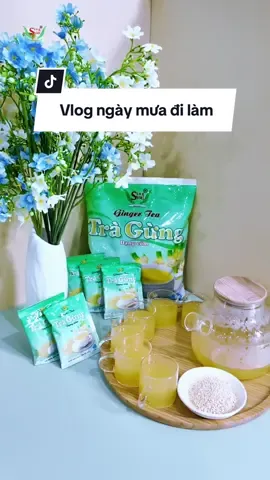 Vlog | Ngày mưa đi làm nhưng đến công ty lại thấy ấm áp 😍 #Vlog #ngaymua #tragung #singviet #tiktokviral 