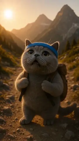 Nature heals, but KitKat heals faster 🐾⛰️🍫 #thebritishpurr  #britishshorthair  #catsoftiktok  #cat  #catvideo 