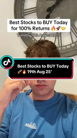 Best Stocks to BUY Today for 100% Returns 🚀🔥 19th Aug 25’ - NFA DYOR #stocks #beststocks #stockstobuy #stockmarkettips #investingtips 