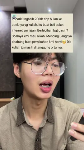 kalau tadi di suruh tanggung kehidupan adeknya dan keluarganya, itu beda cerita  #nikah #louisciawi #fyp 