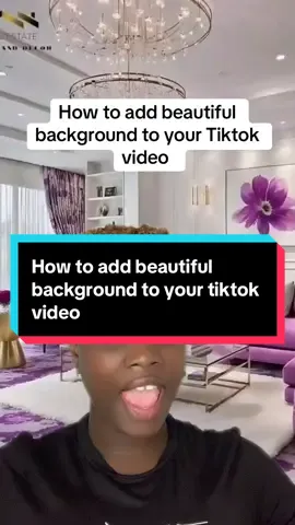How to add beautiful background to your Tiktok video #tiktoktips #creatortips #newontiktok #queenzoe_official 