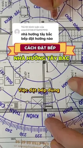 Trả lời @user337283736957910 nhà hướng Tây Bắc đặt bếp hướng nào#phongthuy #phongthuybep #xuhuong #meohay #thaythanhphongthuy 