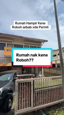 Rumah nak kene roboh sebab xde permit #makeoverrumah #dekorumah #renovation #kontraktor #zgoldenlegacysdnbhd 