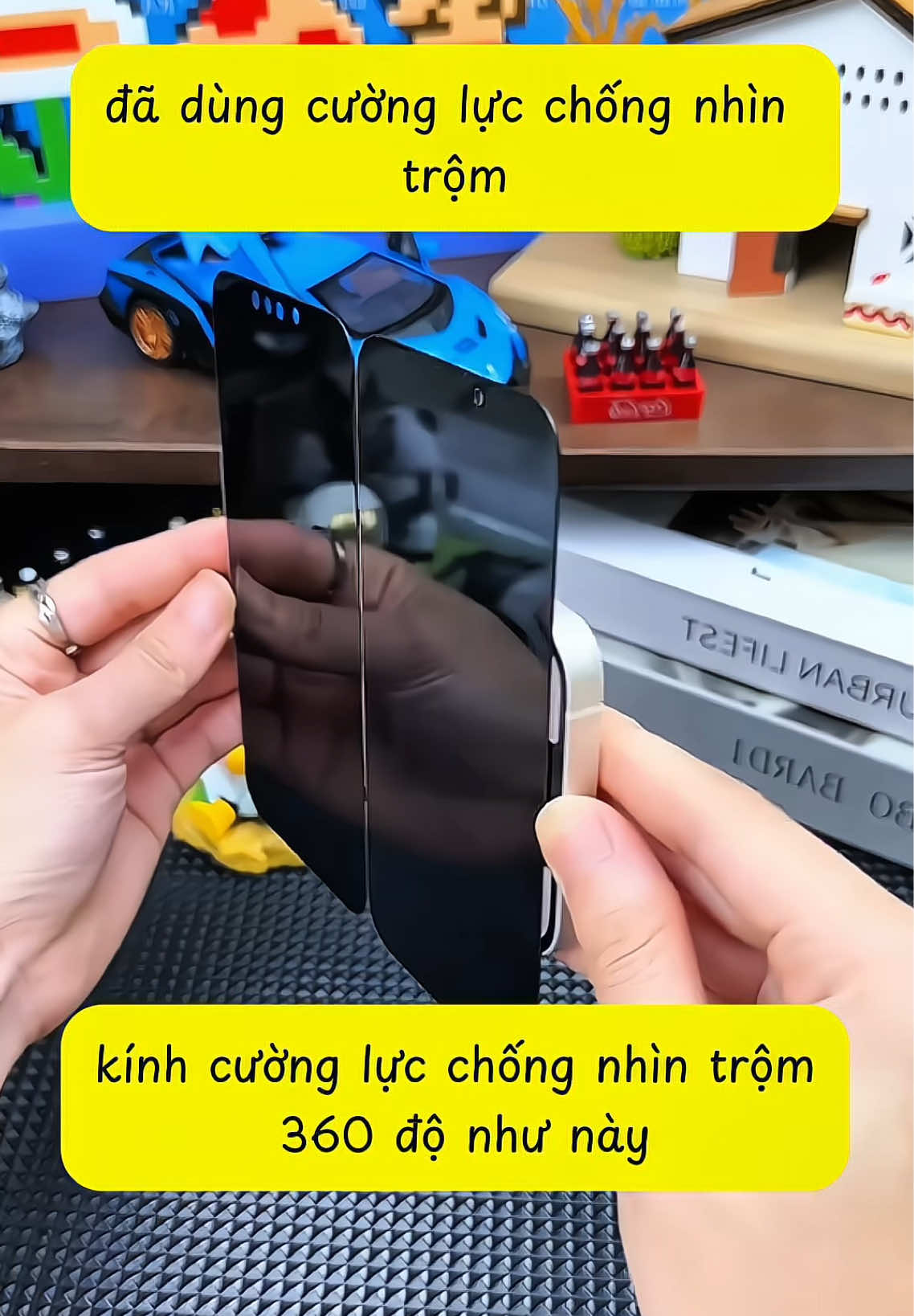 Cường lực full màn chống nhìn trộm 360 độ #cuongluciphone 