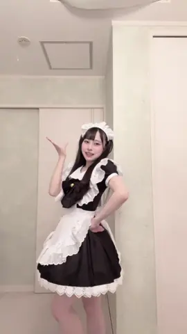 おかえりなさいませー #メイドコス #メイド #メイドコスプレ #メイド服 