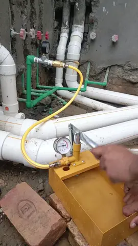 To check for leakage in a PPR (Polypropylene Random) pipe system in your bathroom, you can use a pressure gauge to test the system. Here's a general outline: 1. *Turn off the water supply*: Ensure the water supply to the bathroom is turned off. 2. *Drain the system*: Drain the pipes to prevent any water from interfering with the test. 3. *Attach the pressure gauge*: Connect a pressure gauge to the pipe system, usually at a convenient point like a faucet or valve. 4. *Pressurize the system*: Use a pump or compressed air to pressurize the system to the recommended level (usually around 6-8 bar). 5. *Monitor the pressure gauge*: Observe the pressure gauge for any drops in pressure over time. A significant drop may indicate a leak. 6. *Inspect the system*: If a leak is suspected, inspect the PPR pipes and connections for any signs of damage or leakage. Some common areas to check for leaks include: - Pipe joints and connections - Valve connections - Areas around fittings and fixtures If you're not comfortable performing this test yourself, consider hiring a professional plumber to help you identify and fix any leaks in your PPR pipe system.