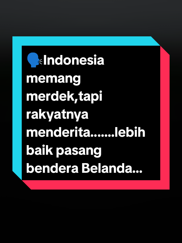🗣️Indonesia memang merdek,tapi rakyatnya menderita.......lebih baik pasang bendera Belanda...🥶 respect buat bapaknya 🥶🥶 #bismillahfyppppppppppppp #bismillahfyp #febri_editz111🦅 #semogafyp #rakyatindonesia 