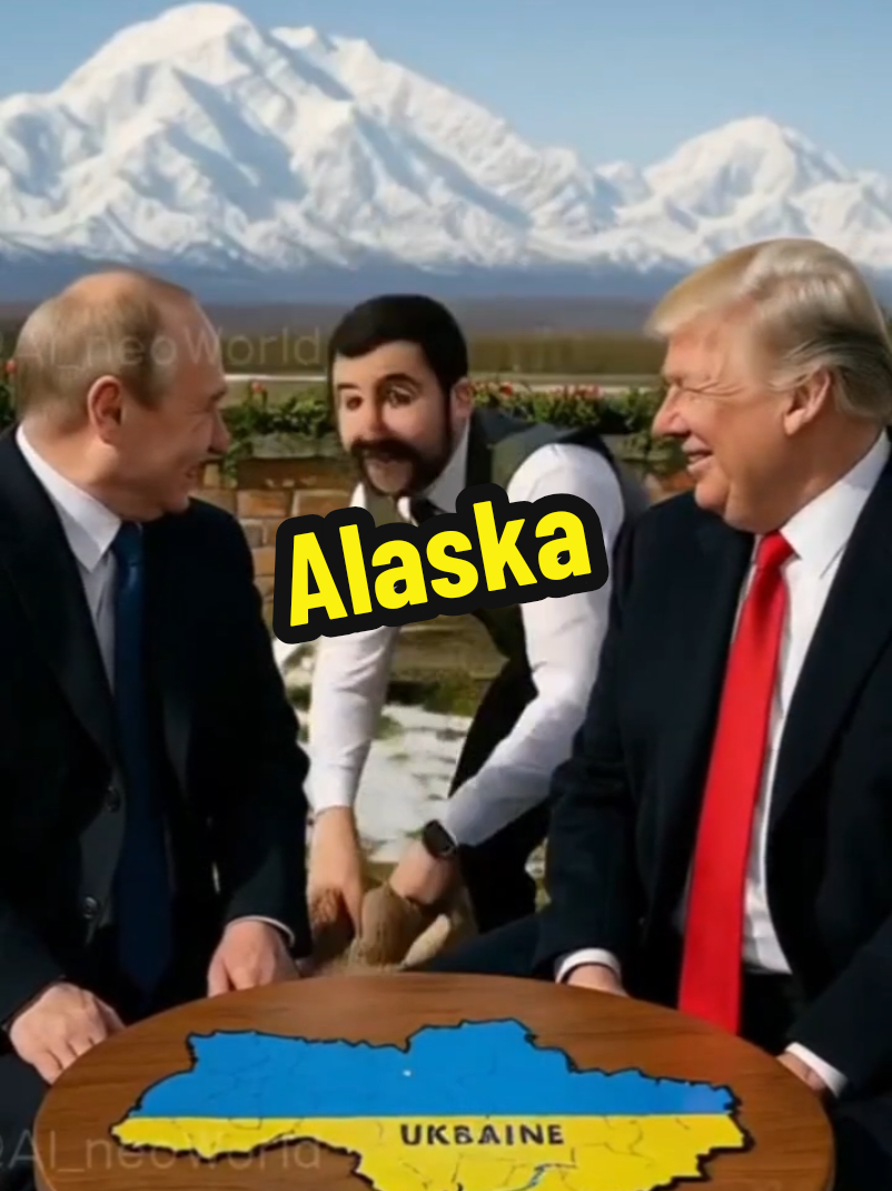 When Trump meets Putin in Alaska😂#putin #trump #zalensky #fyp #tiktokmemes Alaska Trump Putin Zalensky 