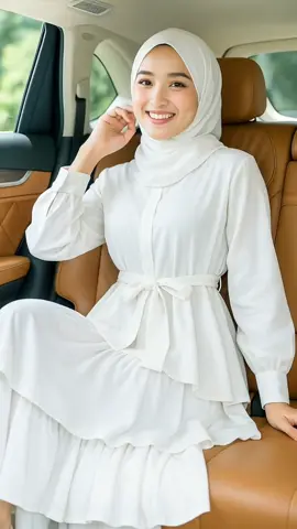 Nadira Dress wanita kekinian bahan ceruty babydoll full furing busui friendly allsize free pashmina..#dressceruty #abayadress #foryou #belilokal #gamiswanita 