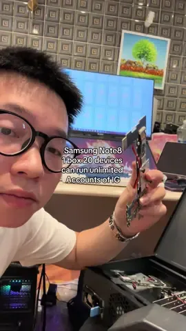 🔥Samsung Note8 1 box 20 devices  can run unlimited  Accounts of IG #phonefarm #automation #boxphonefarm #boxphonefarm 