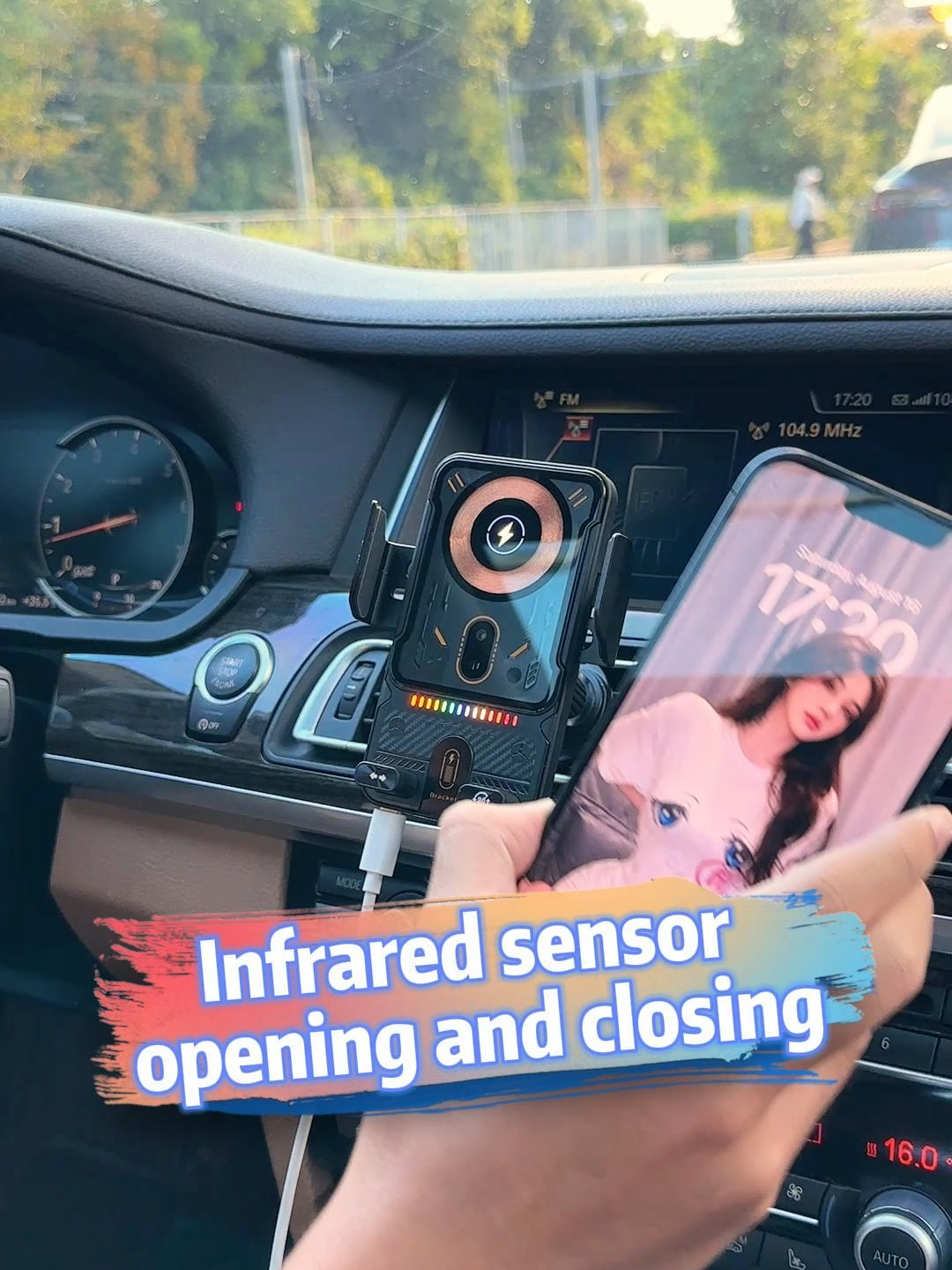 Don't let the hassle of searching for or holding your phone disrupt your driving rhythm. With it, you can see the navigation clearly, answer calls without panic, and travel every distance with ease and peace of mind.#tiktok #CarPhoneHolder #Wirelesscharging #tiktokshop