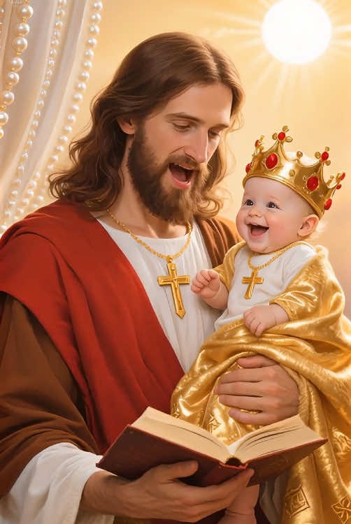 Jesus and baby #jesus #baby #tik tok #jesuslovesyou#cutebaby 