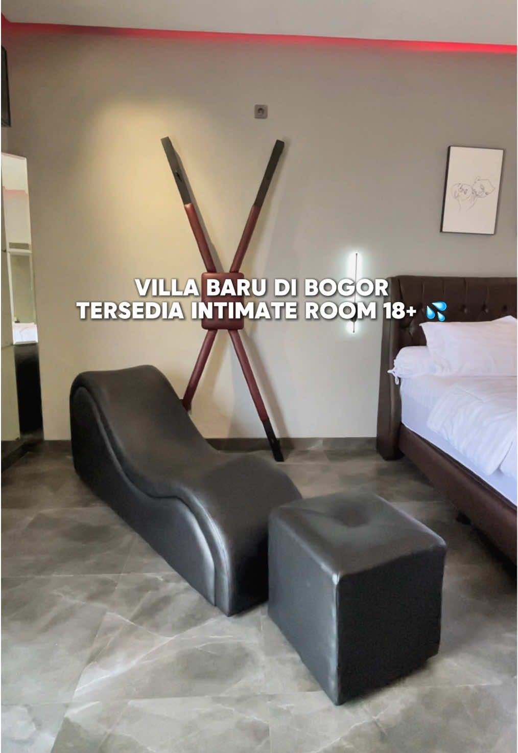 Nemu Villa di Puncak Bogor , tapi shock banget ada intimate room nya 😭🤣 Villa nya sih gede banget bisa buat staycation ramean bareng keluarga/teman  #travel #staycation #villabogor #placetogo #bogor 