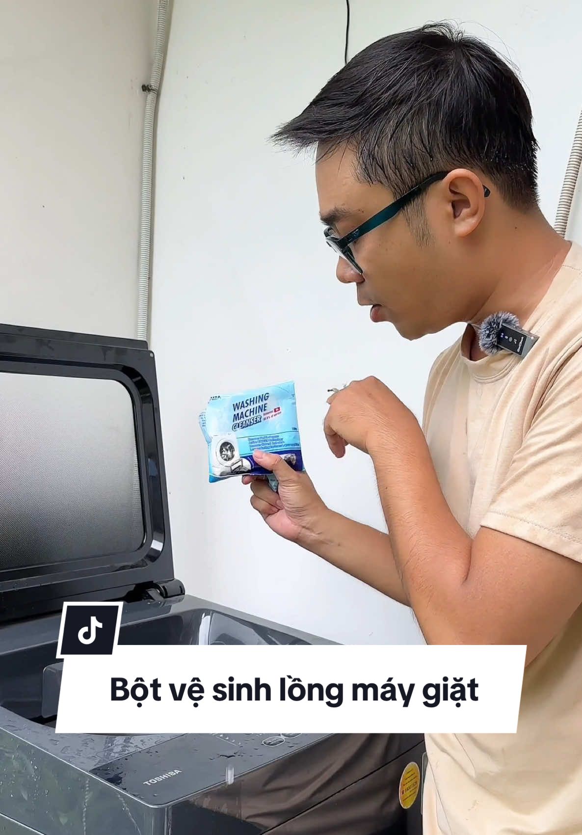 Đều đặn vệ sinh lồng máy giặt mỗi tháng 1 lần để quần áo luôn được sạch sẽ, thơm tho #thanhbinhriviu #chuyennhalinhbi #vesinhlonggiat #saiza 