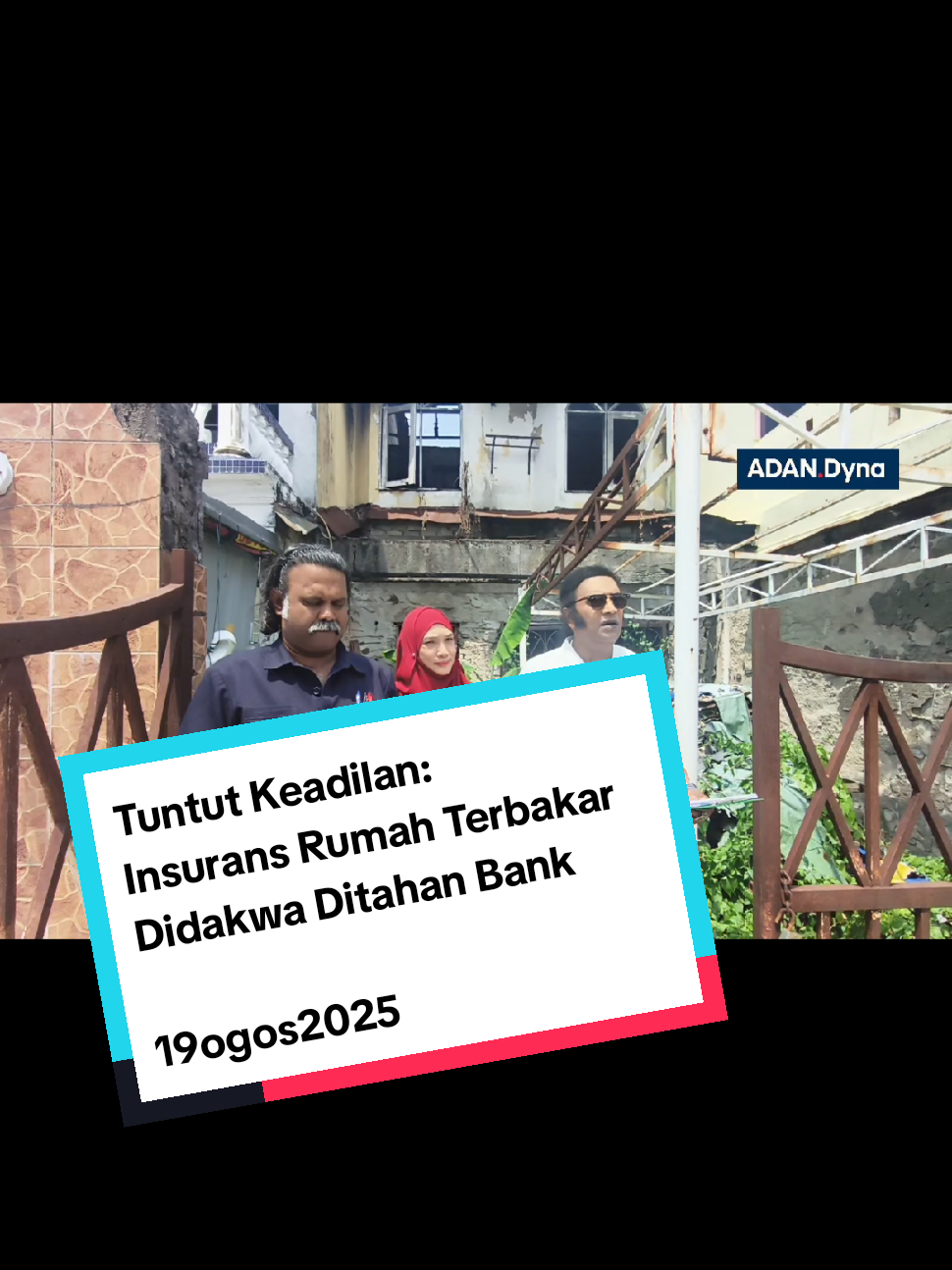 Puan Zauyah Osman Tuntut Keadilan: Insurans Rumah Terbakar Didakwa Ditahan Bank KUALA LUMPUR, 19 Ogos 2025 – Isu tuntutan insurans rumah milik Puan Zuwiya Osman yang terbakar sejak 2016 terus mencuri perhatian apabila beliau tampil bersama Presiden Nambikkai Kebangsaan, Datuk Dr. Kalaivanar, mendakwa menjadi mangsa penindasan pihak bank. Menurut Puan Zauyah Osman, selepas enam bulan tragedi, beliau terpaksa berurusan sendiri dengan pihak insurans untuk melengkapkan laporan bomba dan dokumen berkaitan. Walaupun insurans diluluskan pada 2017, pampasan tidak diserahkan kepadanya, sebaliknya ditahan pihak bank. Beliau mendakwa bank mengenakan pelbagai syarat ketat termasuk penjamin dan bayaran pendahuluan sehingga RM26,000 sebelum dana insurans dilepaskan. Malah, lebih RM133,000 wang insurans yang sepatutnya digunakan bagi membina semula rumahnya didakwa digunakan bagi membayar faedah pinjaman. “Rumah saya terbakar, saya bayar insurans. Tapi bank arahkan saya cari penjamin, malah minta RM10,000 tunai. Akhirnya wang insurans saya habis digunakan untuk faedah pinjaman. Saya masih tidak dapat membina semula rumah sendiri. Saya adalah mangsa, saya dizalimi,” katanya. Sementara itu, Datuk Dr. Kalaivanar menegaskan isu ini bukan soal kaum atau agama, sebaliknya soal keadilan rakyat. Beliau memaklumkan kes ini telah dibawa ke Bank Negara Malaysia dan turut dikemukakan di Parlimen kepada Menteri Kewangan untuk tindakan segera. Sehingga kini, Puan Zauyah terpaksa menyewa sejak 2016 dengan kos sekitar RM1,500 sebulan, sementara rumah asalnya terus terbiar. #KeadilanUntukZuwiya  #IsuInsuransRumah  #BebanRakyat  #BankNegaraMalaysia  #SolidaritiRakyat  @ibuzauyah 