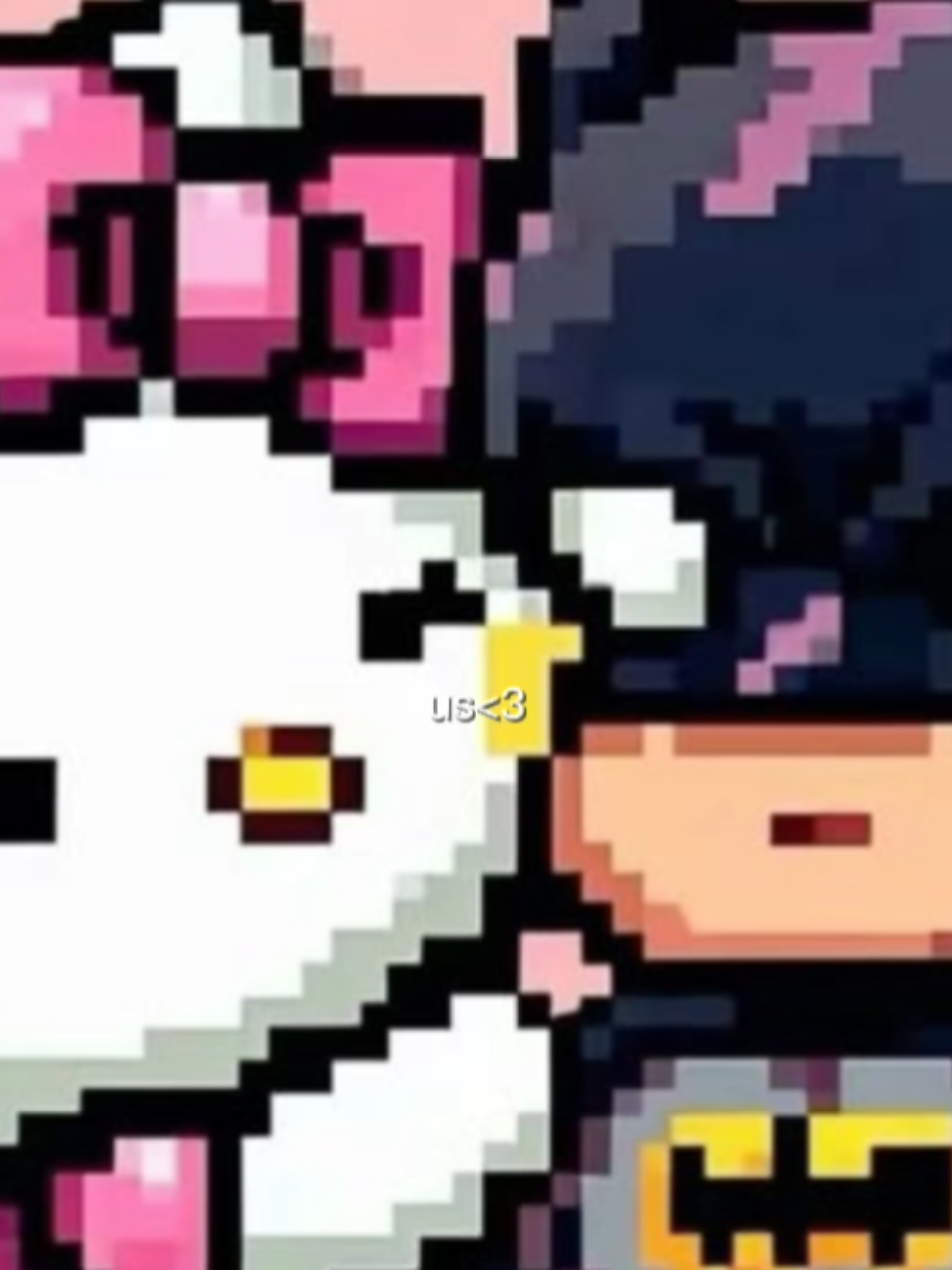 batman and hello kitty couples🩷🖤 #fyp #reposts #aesthetic #couple #batmanandhellokitty 