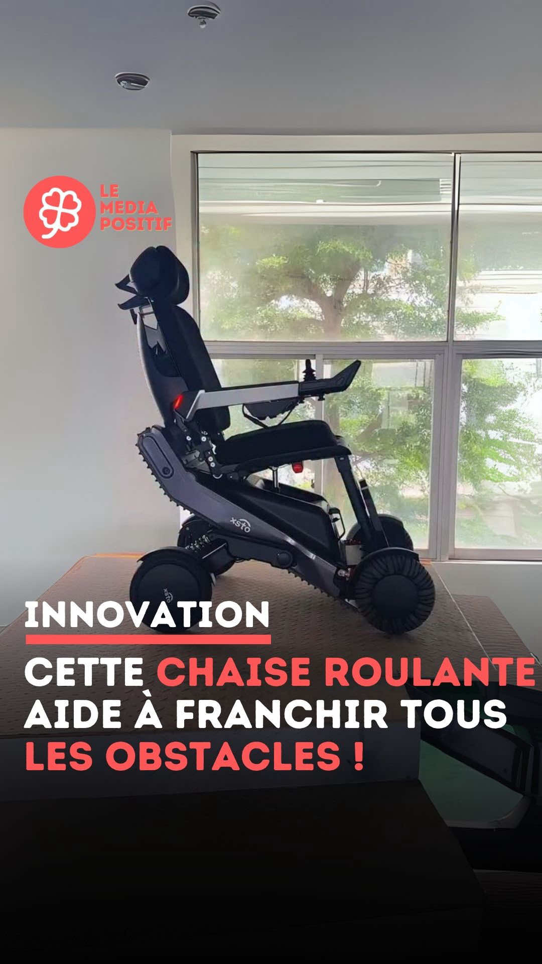 Un fauteuil roulant révolutionnaire qui allie technologie et robustesse pour offrir autonomie et liberté, même face aux escaliers et aux obstacles du quotidien. 🤩 🎥 inclusivemotiondirect Abonne-toi pour ➕ d’innovations positives ! 🍀