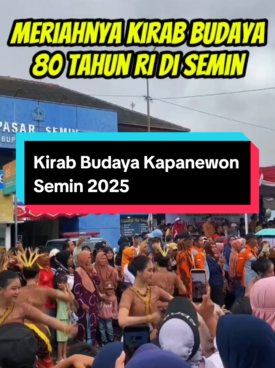 Kirab Budaya HUT RI ke-80 di Kapanewon Semin pecah meriah! 🎉✨ Peserta dari SMP, SMA, dan SMK tampil penuh semangat, masyarakat tumpah ruah memenuhi sepanjang rute. Inilah penampilan atraktif dari SMA N 1 Semin! 🔥🇮🇩 #HUTRI80 #KirabBudaya #SeminGuyubRukun #KIMGunungkidul #KelompokInformasiMasyarakat #diskominfogk #kominfogunungkidul #kalurahan_kemejing #kapanewonsemin  #KelompokInformasiMasyarakat #diskominfogk #kominfogunungkidul #kalurahan_kemejing #kapanewonsemin #kimtaehyung #fyppppppppppppppppppppppp #FYP  #TrendingNow #Viral #Pemda #Gunungkidul #Gunungkidul24jam #Gunungkidulupdate @dpmkp2kb.gunungki8  @Endah Subekti Kuntariningsih 
