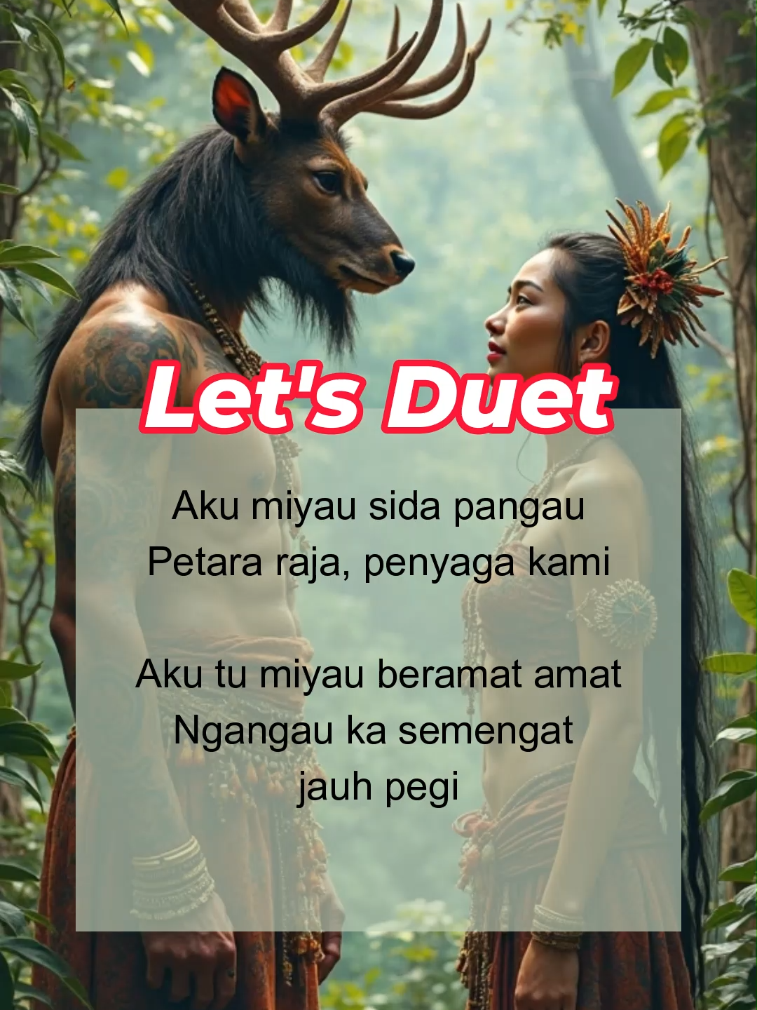 Let's duet - Bunsu Rusa (Karaoke) #bunsurusa  #djxavier #copyright