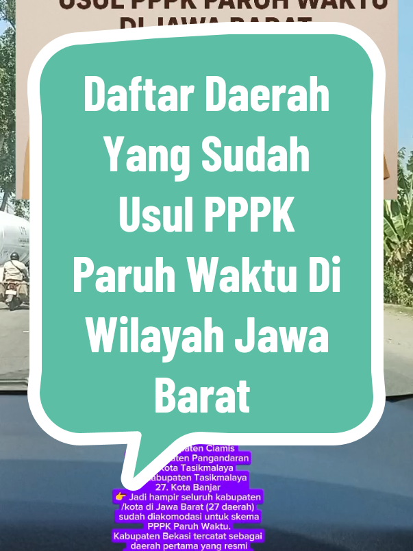 Daftar Daerah Yang Sudah Usul PPPK Paruh Waktu untuk wilayah provinsi Jawa Barat #pppk #pppkparuhwaktu #asn 