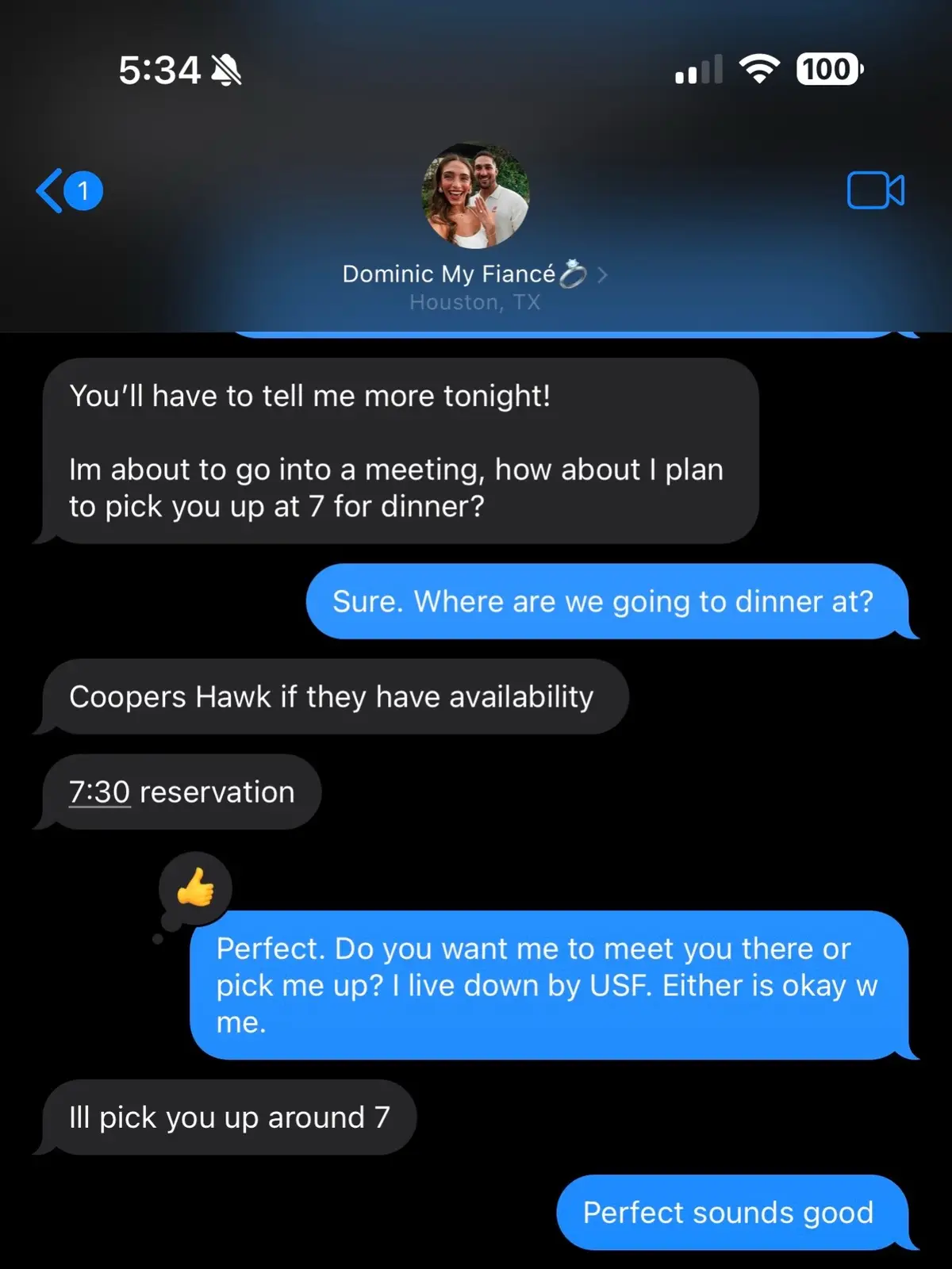 Dating apps work!  #engaged #datingapps #hinge #datingadvice #fy 