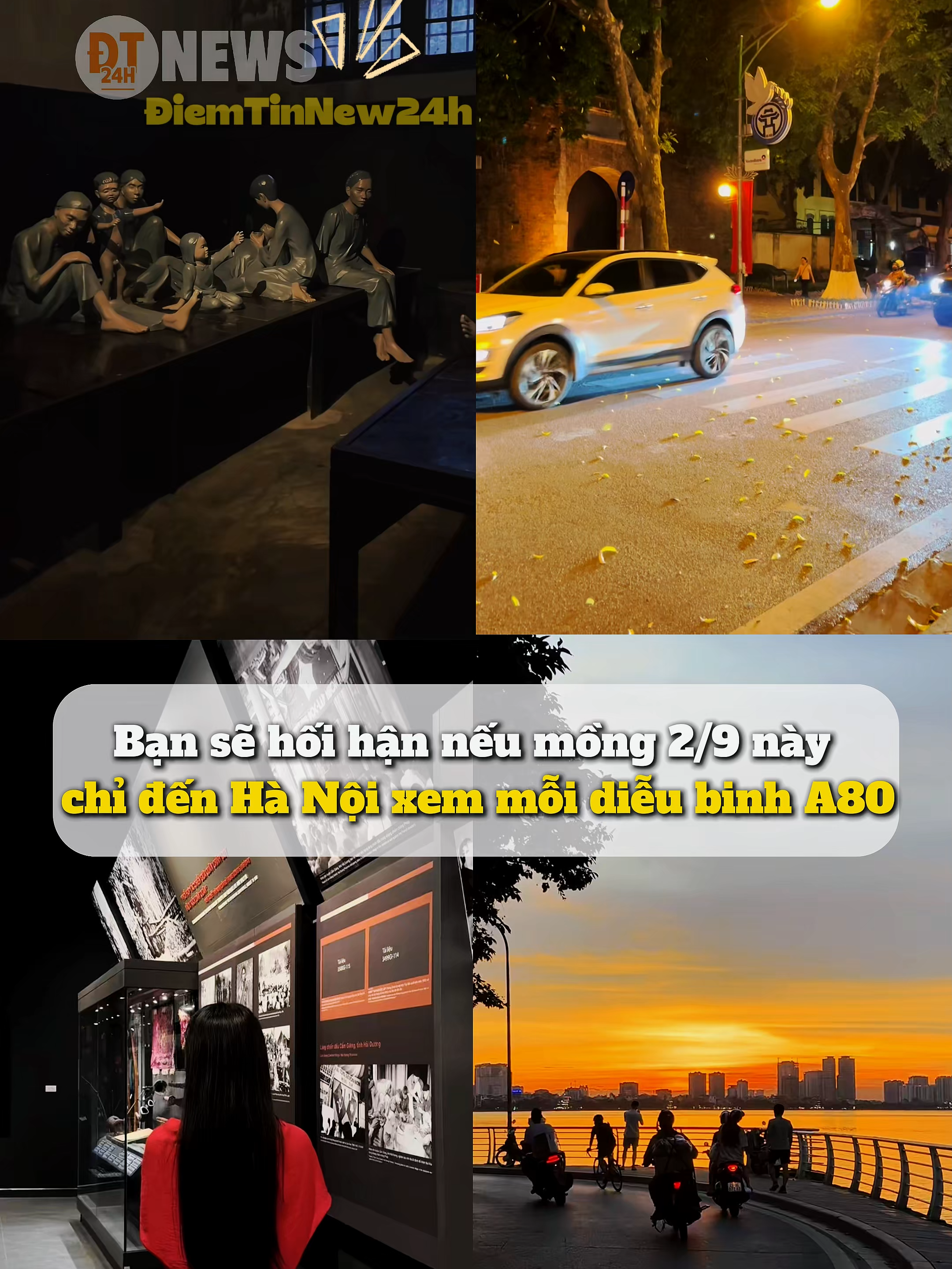 Địa điểm nhất đinh phải ghé qua khi đi xem diễu binh A80 #diemtinnew24h #A80 #quockhanh #hanoi #dieubinh