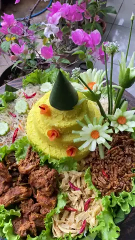 Tumpeng sederhana acara rebo wekasan #fypppppp #tumpenghias#