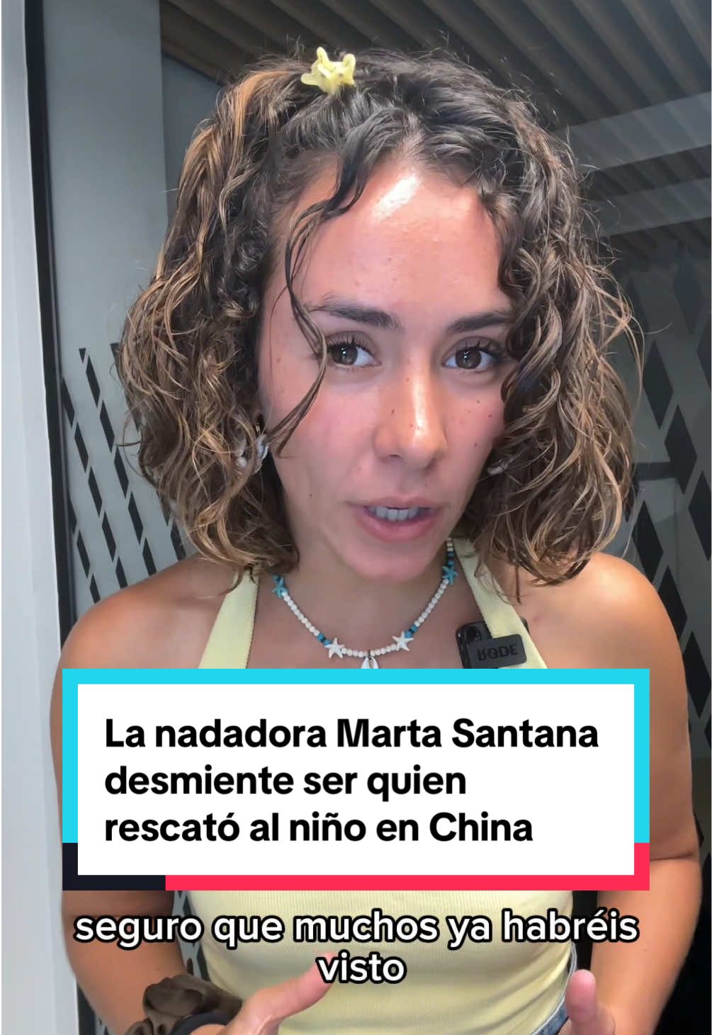 La nadadora, #MartaSantana, niega ser quien aparece en un vídeo rescatando a un niño de ahogarse en China #rescateMartaSantana #China #Hunan #rescateniñochina 