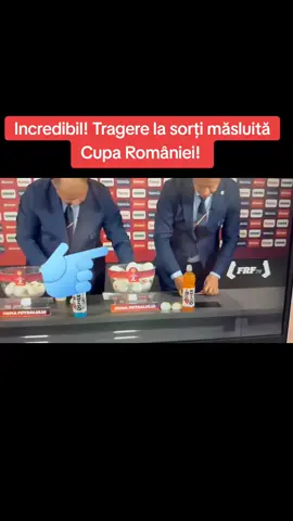 Tragere la sorți măsluită în Cupa României la fotbal! #viral #foryou #viralvideos #fyp #tik_tok 
