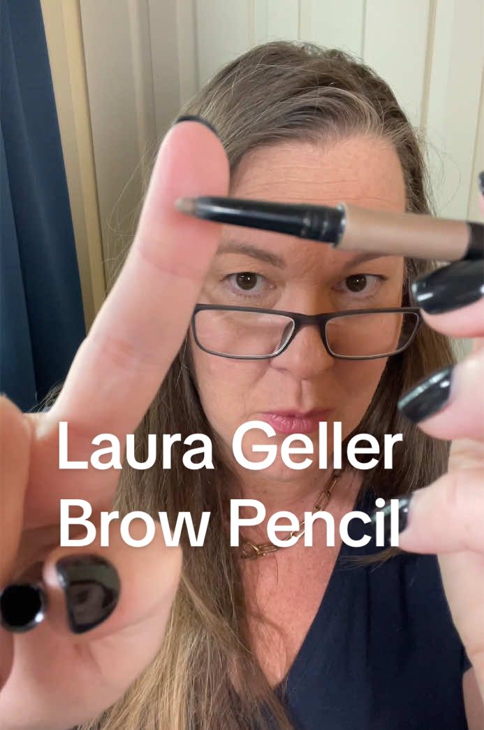 Laura Geller inkcredible waterproof easy eye brow filling with brush combo. #laurageller #eyebrowpencil #eyebrows #waterproofeyebrows  #matureskinmakeup #matureeyemakeup #womenover50 