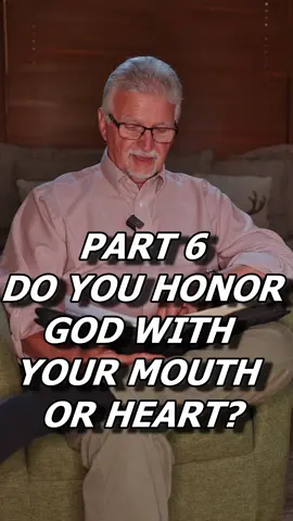 It’s not what you say—it’s how you live. God is after your heart, not your performance. #LipServiceOrHeart #FaithThatTransforms #RealWorship #JesusFirst #ElwoodTeaches