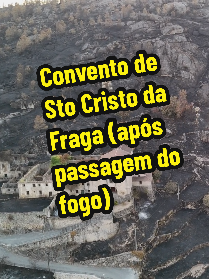 Convento de Santo Cristo da Fraga, Ferreira de Aves, Sátão. O cenário mudou. #viralditiktok #djimini4pro #viralvideos #foryoupage❤️❤️ #fogos 